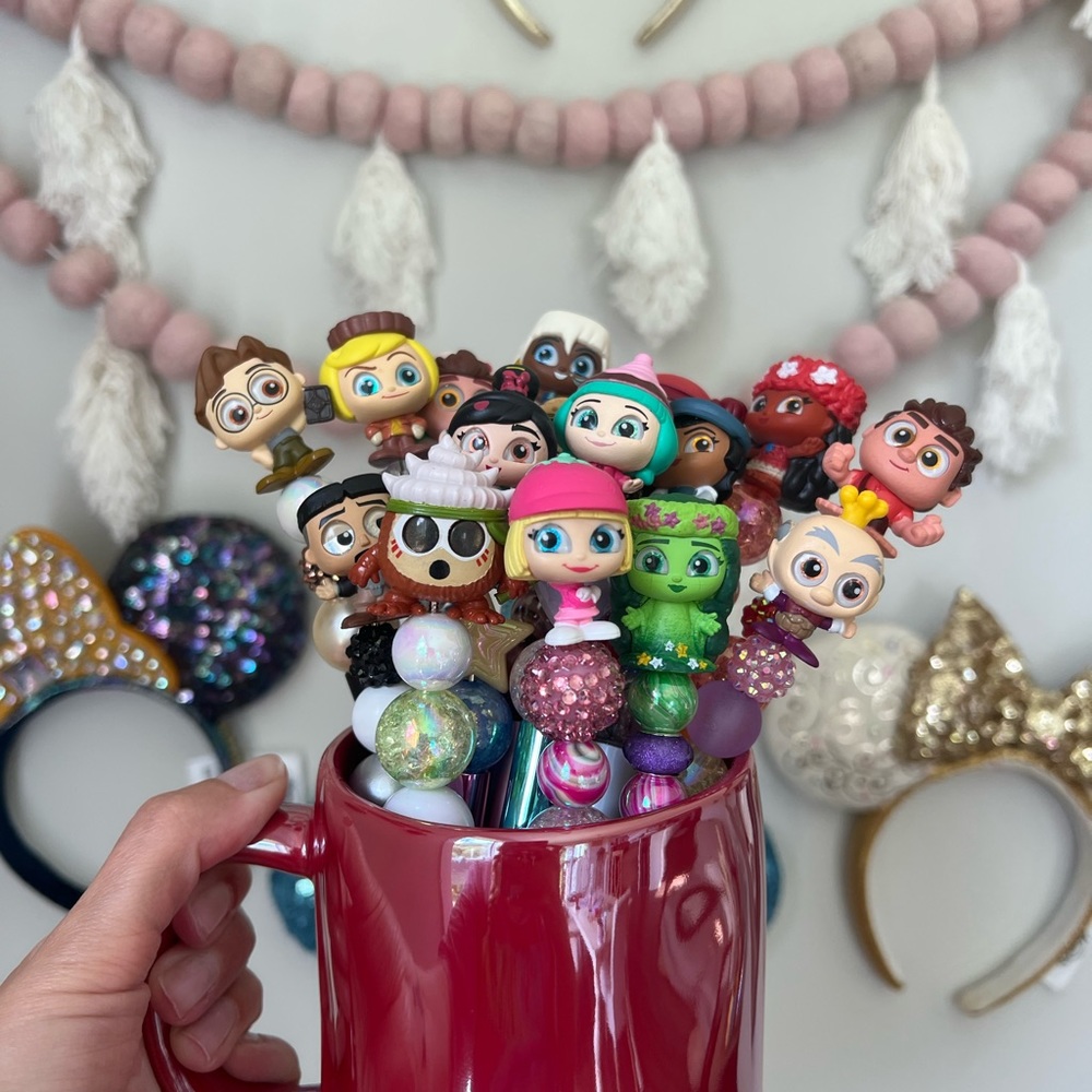 🍬🍭🐭🏰 Disney Doorable Pens handmade ✍️